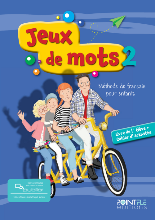 Jeux de mots 2, livre de l’élève pack (méthode + cahier d’activités)