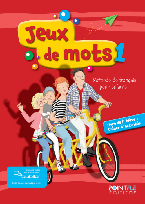 Jeux de mots 1, livre de l’élève pack (méthode + cahier d’activités)